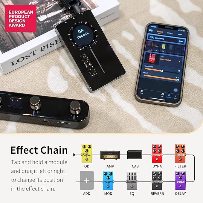MOOER P2 Guitar Multi-Effects Pedal Headphone - Image 2