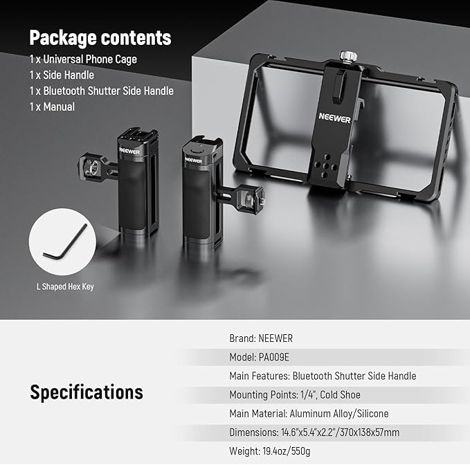 NEEWER Universal Phone Cage Video Rig - Image 8