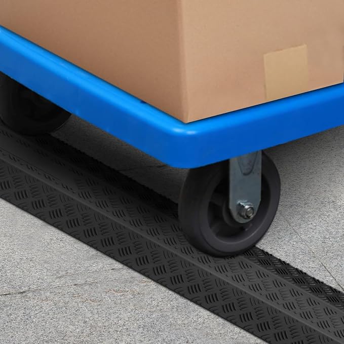 VEVOR Thermoplastic Rubber Drop Over Cable Cover Ramp, 000 lbs/axle Load - Image 8