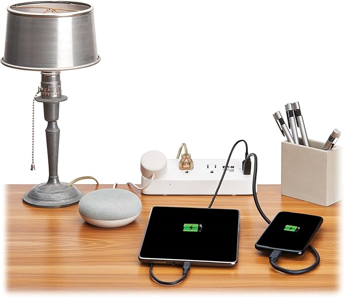 Eaton Tripp Lite Series Desk Clamp Power Strip Surge Protector, USB-A & USB-C - Image 3