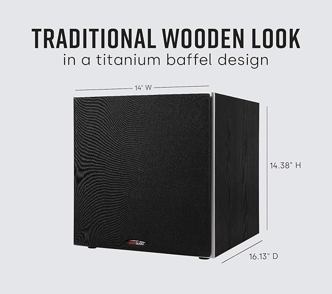Polk Audio PSW10 10" Powered Subwoofer – Power Port Technology, Big Bass in - Image 4