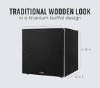 Polk Audio PSW10 10" Powered Subwoofer – Power Port Technology, Big Bass in - Image 4