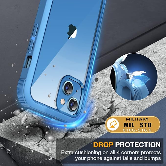 Miracase Compatible with iPhone 13 case 6.1 inch, 2023 Upgrade Full-Body Glass - Image 4