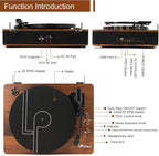 LP&NO.1 Record Player Turntable - Image 2