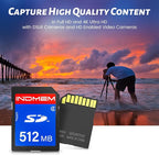 INDMEM SD Card 512MB, 10 Packs Class 4 512MB Flash Memory Card MLC Standard - Image 5