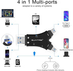 SD Card Reader for iPhone/ipad/Android/Mac/Computer/Camera, 4 in1 Micro SD Card - Image 2