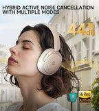 Atom Max - Hybrid Active Noise Cancelling Headphones, Hi-Res Audio, Wireless - Image 2