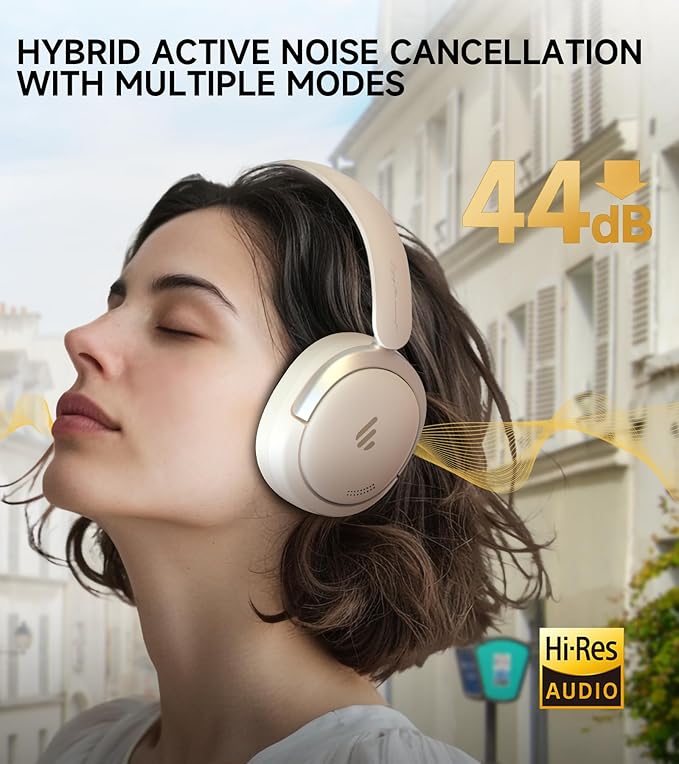 Atom Max - Hybrid Active Noise Cancelling Headphones, Hi-Res Audio, Wireless - Image 2