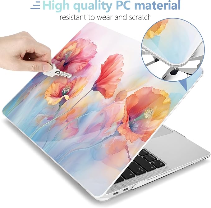MEEgoodo for MacBook Air 13.3 inch Case 2021 2020 2019 2018 A2337 M1 A2179 A1932 - Image 3