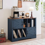Large Record Player Stand with Vinyl Storage Up to 450 Albums, 39 Inch - Image 8