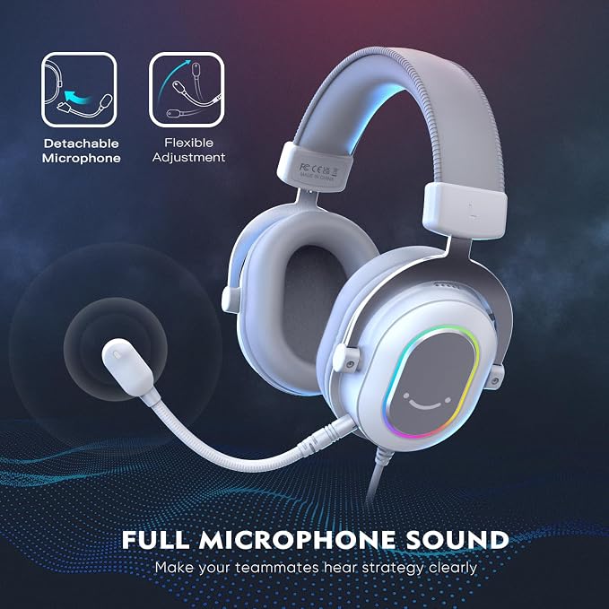 FIFINE USB Gaming Headset, PC Headphones Wired - Image 4