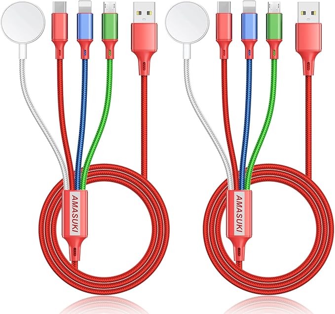 2Pack Travel Essentials Multi Charging Cable by ChargeBeyondPowerWithin
