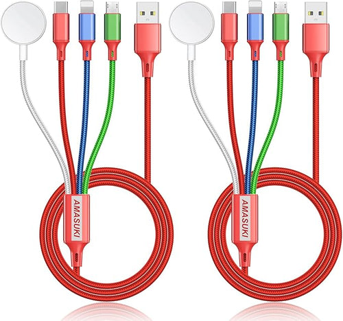 2Pack Travel Essentials Multi Charging Cable by ChargeBeyondPowerWithin