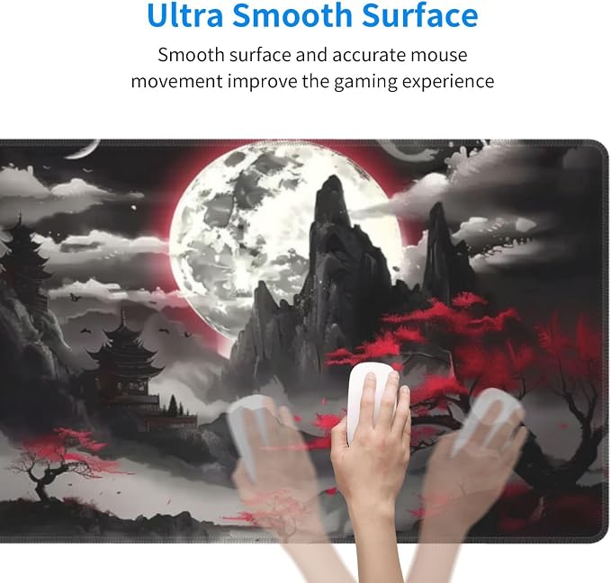 Extended Gaming Mouse Pad, Large Desk Mat XL Anime Mouse Pad Waterproof - Image 4