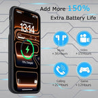 Battery Case for iPhone 17 Pro, Upgraded 10000mAh Rechargeable Portable - Image 3