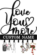 Personalized Key Holder Wall Mount, Custom Metal Key Rack Key Holder by Syneiro
