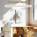 NineLeaf Zigbee Smart Outlet w Remote Control, Wireless Plug, Zigbee Hub - Image 6