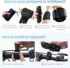 Cikyner Running Armband, 3 in 1 Running Phone Holder Sports Armband Bicycle - Image 6
