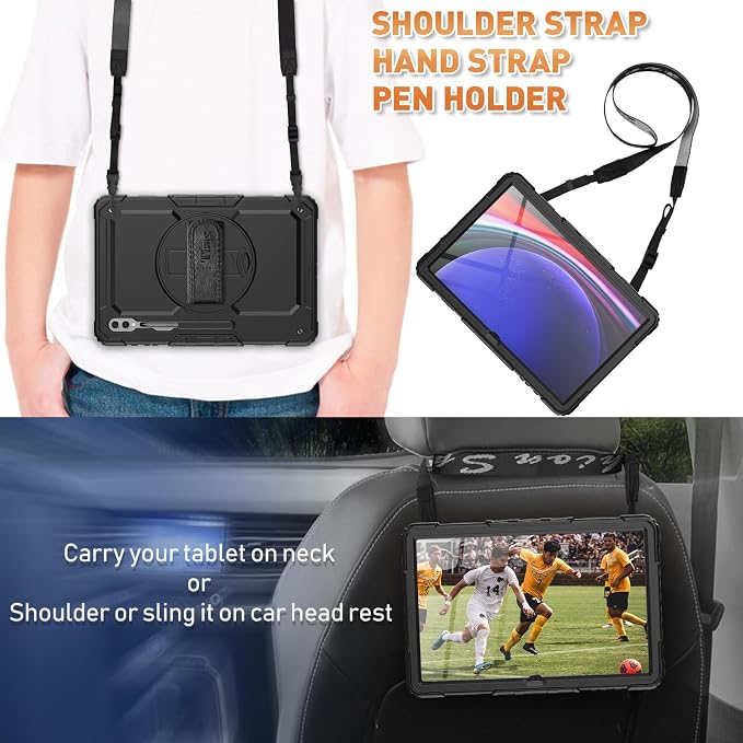 Timecity Case for Samsung Galaxy Tab S10 Ultra/ S9 Ultra/ S8 Ultra Tablet Case - Image 5