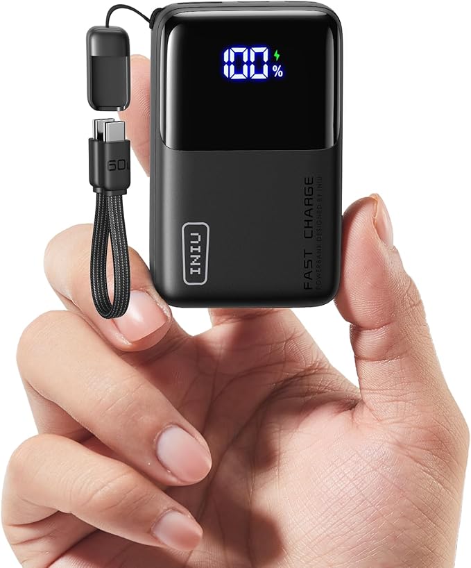 INIU Portable Charger, Ultra Mini 10000mAh 45W Fast Charging by INIU