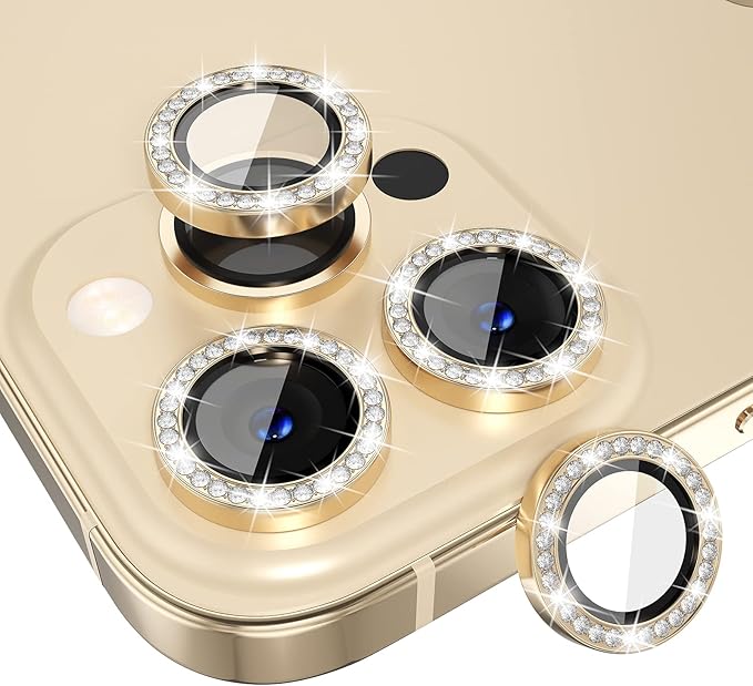 Choiche [3+1 for iPhone 13 Pro/iPhone 13 Pro Max Camera Lens Protector Bling by Choiche