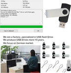 lcwamy 8GB Flash Drives 50 Pack USB Drives Bulk USB Flash Drive 50 Pack Thumb - Image 3