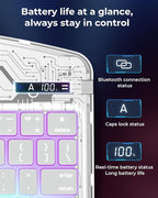 TSQQST Clear Wireless Keyboard Case - Image 4