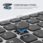 Foldable Bluetooth Keyboard, Portable Full Size Folding Keyboard - Image 7