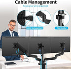 MOUNTUP Triple Monitor Mount for 17-32 inch Screens, Full Motion Triple Monitor - Image 7