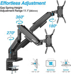 AVLT RGB Lights Dual 17”-43” Gaming Monitor Arm Desk Mount, Fits Two - Image 5