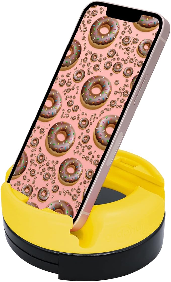 GoDonut – Phone Stand 360 Swivel – Cell Phone Holder + iPad Stand Desk Organizer by GoDonut