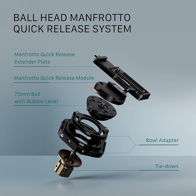 Tilta Hydra Articulating Car Mounting System | Supports 75mm & 100mm Tripod - Image 6
