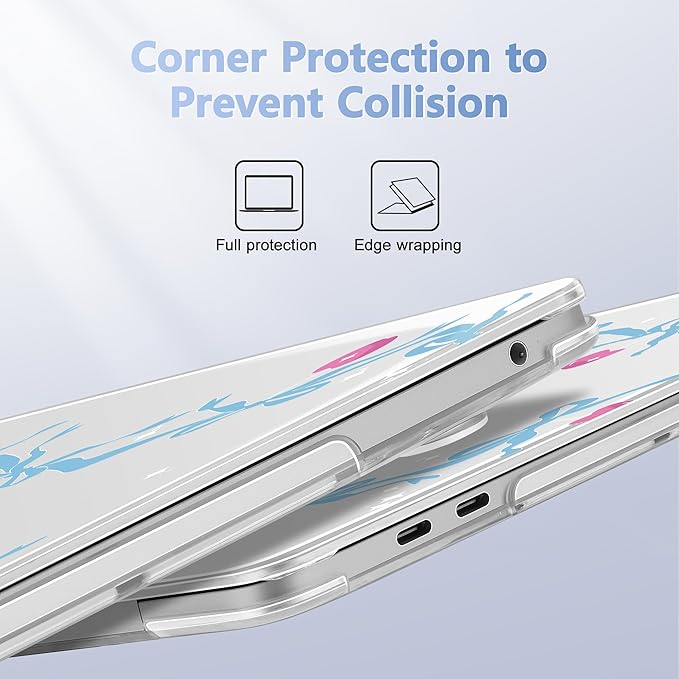Case for MacBook Pro 13 inch with/Without Touch Bar, Hard Shell + Keyboard - Image 3