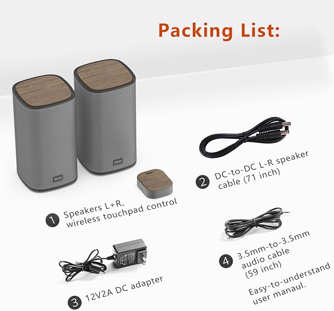 KEiiD Bluetooth Computer Speakers - Image 7