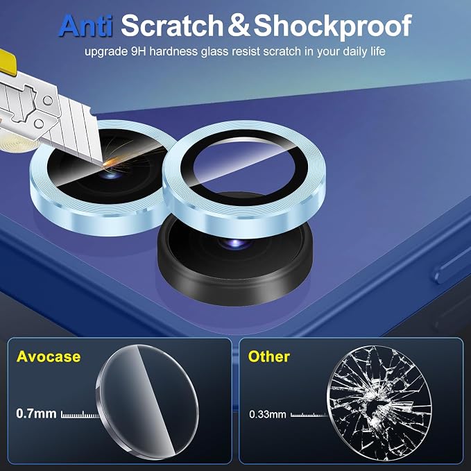 for Samsung Galaxy Z Flip 7 Camera Lens Protector, Individual Metal Ring - Image 3