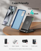 INIU Wireless Charger, 15W Fast Wireless Charging Station - Image 5