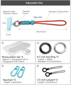 Cell Phone Lanyard Wrist Strap, Women's Phone Bracelet, Camera Wrist Lanyard - Image 4