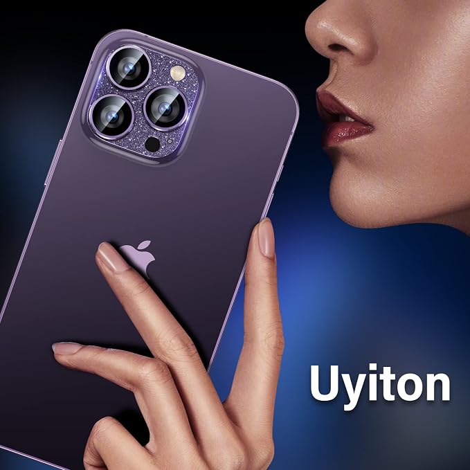 Uyiton for iPhone 14 Pro/iPhone 14 Pro Max Camera Lens Protector, 9H Tempered - Image 6