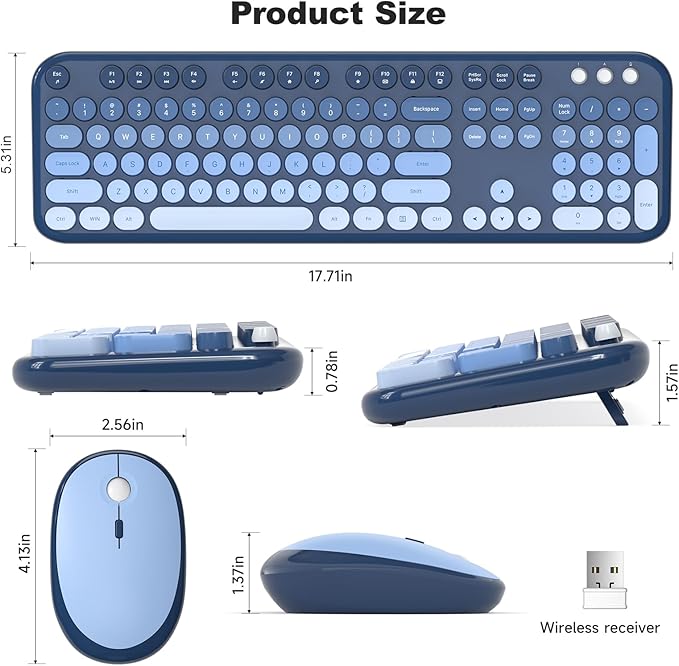 Wireless Keyboard Mouse Combo - Image 8