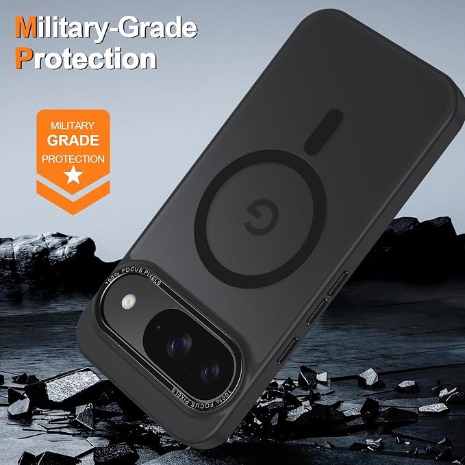 Magnetic for Google Pixel 10/Pixel 10 Pro Case, Shockproof Slim Translucent - Image 6
