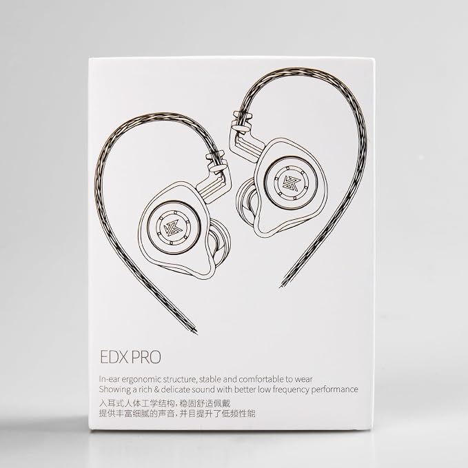 keephifi KZ EDX Pro in Ear Monitors Wired Headphones Dual DD in Ear Earphones - Image 10