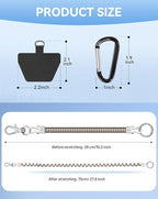 Phone Tether Lanyard, SHANSHUI Strong Spring Rope Climbing Hook, 4x Phone - Image 6