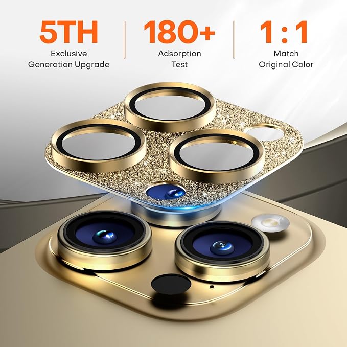Camera Lens Protector for iPhone 16 Pro Max/16 Pro/15 Pro Max/15 Pro/14 Pro - Image 3