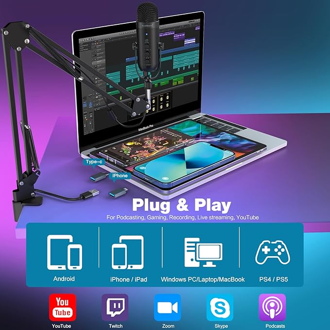 ZealSound Podcast Microphone - Image 2