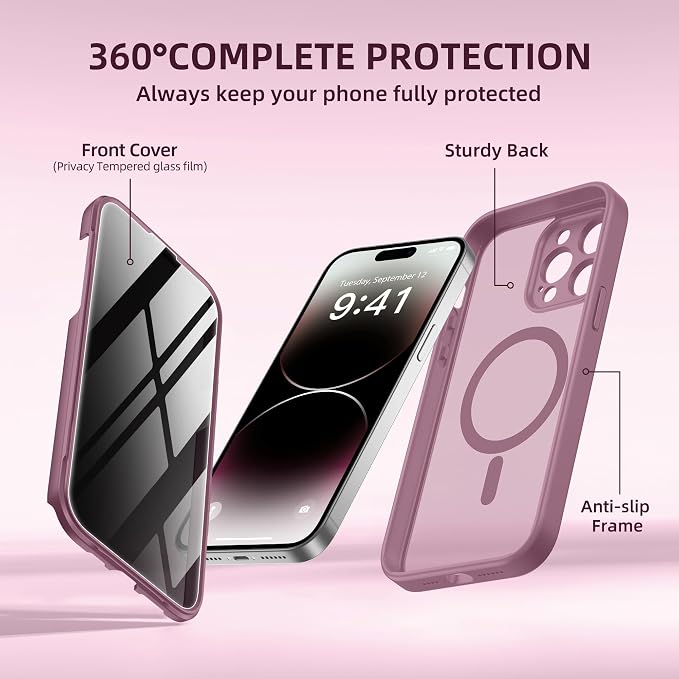 BERFY Magnetic for iPhone 14 Pro Max Case, Compatible - Image 8