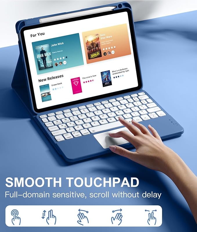 Compatible with iPad Air 11 Inch & Air 5th/ Air 4th Generation Case with - Image 3
