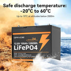 2-Pack 12V 100Ah LiFePO4 Automotive Batteries, 15000+ Deep Cycles, 100A BMS Each - Image 9