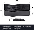 Wireless Ergonomic Keyboard, Split Keyboard - Image 7