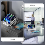 Charging Station for Multiple Devices, 6 Port 50W Fast Multi Charger Station - Image 8