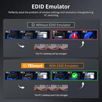 TESmart USB 3.0 HDMI KVM Switch 3 Monitors 4 Computers 4K@60Hz, Audio&Microphone - Image 8